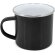 Mug Charles metal 380ml con opción de sublimación Negro