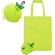 Bolsa plegable manzana con logo