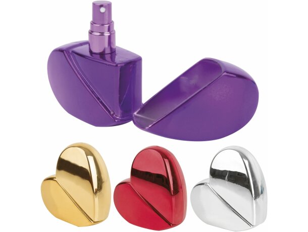 Perfumador de aluminio corazón personalizada