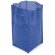 Cubitera compacta PVC plegable azul y naranja Cubo
