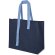 Bolsa algodón Diya resistente con bolsillo interior Azul marino