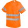 Camiseta con bolsillo y bandas reflectantes Krz Naranja