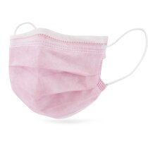 Mascarilla tricapa azul protección sanitaria empresa