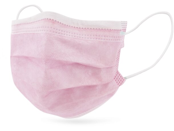 - mascarilla quirurgica iir Rosa detalle 1