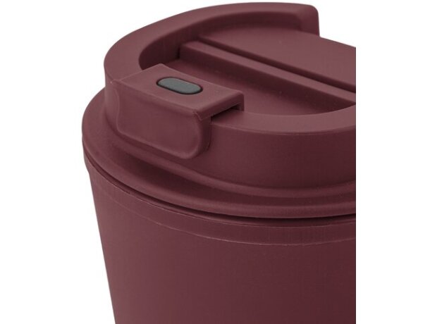 Vaso térmico hermético Tulcán 380ml con cinta de transporte Granate detalle 12