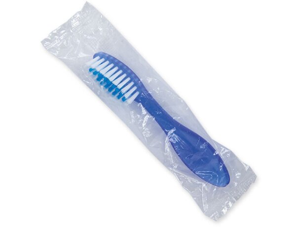 Kit dental en bolsa con logo azul