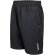 Pantalón corto Walker deportivo de poliéster con spandex Negro