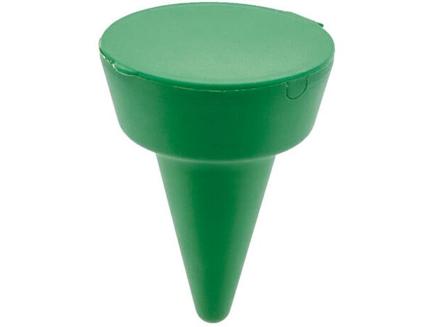 Colillero para la playa verde