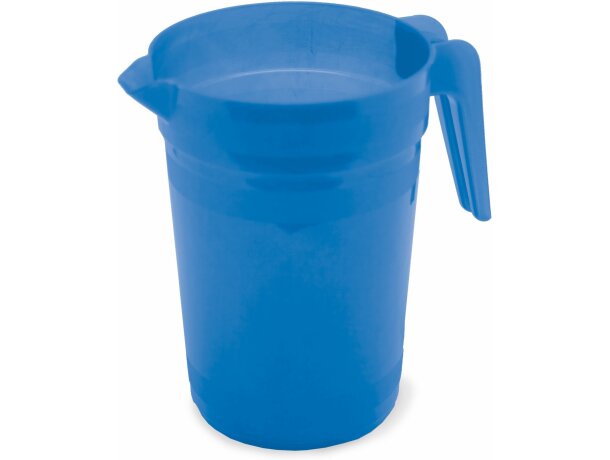 Jarra de plástico de 1 litro de capacidad azul Jarra de plástico de 1 litro de capacidad azul