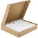 Caja kraft para camisetas con personalización flexográfica detalle 3