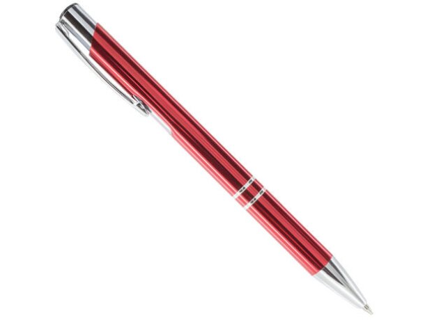 Bolígrafo automático de metal burdeos
