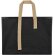 Bolsa algodón Diya resistente con bolsillo interior Negro detalle 9