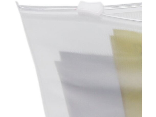 Bolsa de viaje transparente para documentos personalizada