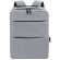 Mochila portaordenador soft-touch Davis PU resistente al agua Gris detalle 2