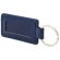 Llavero polipiel Valexa con grabado láser efecto espejo Azul marino detalle 2