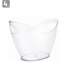 Cubitera Antártic 4 litros transparente hostelería