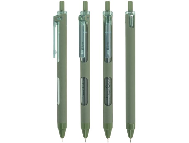 Bolígrafo Pierre Cardin German con grip de goma Verde detalle 20