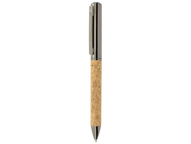 Boligrafo metal/corcho