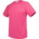 Camiseta Runner adulto poliéster técnico transpirable Fucsia