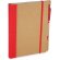 Libreta tamaño A5 con bolígrafo y banda elástica roja barata