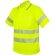 Polo con bolsillo y bandas reflectantes elásticas QVO Amarilla