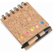 Libretas ecológicas con marcador de corcho Kiper 70 hojas lisas negras