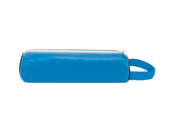Estuche para lápices con asa azul medio