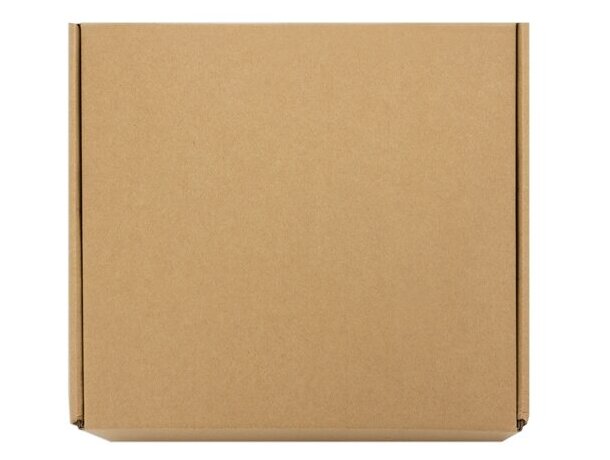 Caja presentación cartón corrugado Zaris 30x27x9 cm Natural Kraft detalle 4