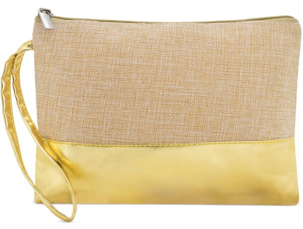 Bolso Neceser combinado jute grabado