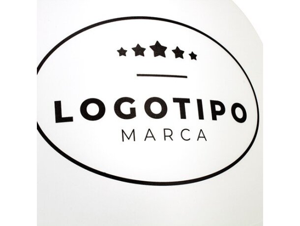 Balón de playa blanco translúcido Flots 60 cm inflado PVC detalle 5