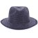 Sombrero de paja de colores azul
