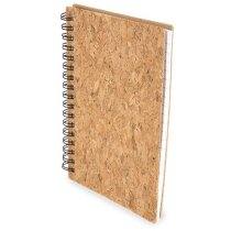 Libreta con wireo y tapas de corcho