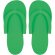 Zapatilla desechable 10 pares verde