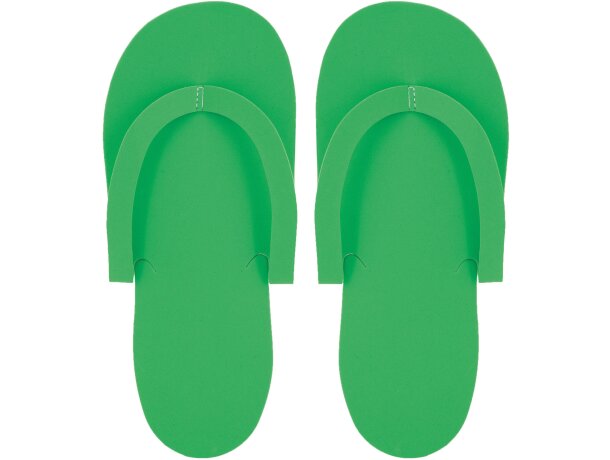 Zapatilla desechable 10 pares verde
