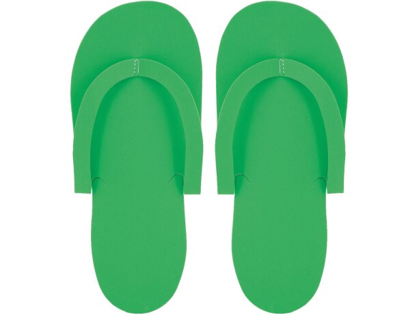 Zapatilla desechable 10 pares verde