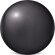 Pelota antiestrés de plástico pu Negro