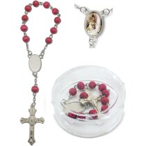 Rosario de mano Gloria con aroma a pétalos de rosa