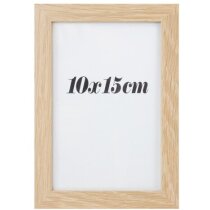 Portafotos Varelo en madera natural para foto 10x15