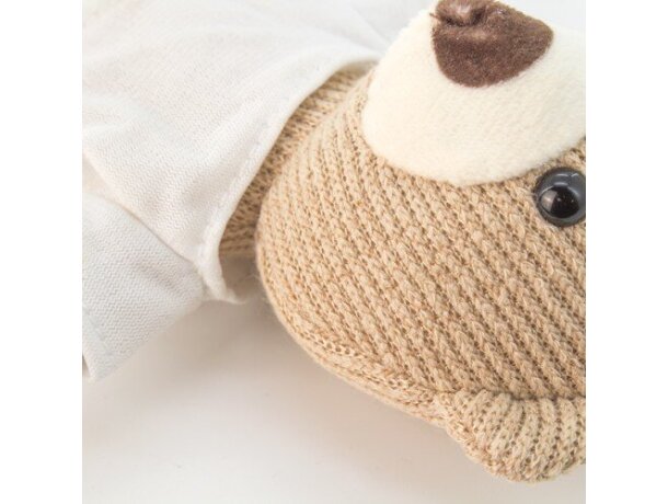 Peluche osito Cuddly de poliéster suave personalizable detalle 2