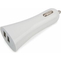 Cargador de coche doble usb blanco barata