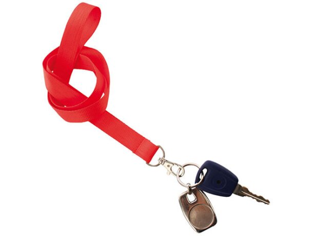 Lanyard metalico Lituan rojo