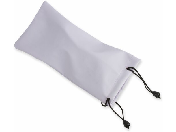 Funda de plástico para gafas blanca Funda de plástico para gafas blanca