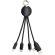 Multicargador Alexei con triple conector simultáneo detalle 1