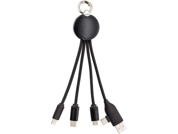 Multicargador Alexei con triple conector simultáneo detalle 1