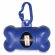 Porta bolsas para mascotas en forma de hueso azul