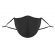 Mascarilla de tela personalizada con filtro de 3 capas negro