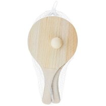 Set palas playa Yaiza madera y fibra de trigo