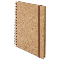 Cuaderno personalizado corcho natural anillas 50 hojas reciclado