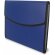 Carpeta con archivador y cierre de velcro personalizada azul royal