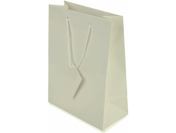 Bolsa regalo papel crudo Blake blanco